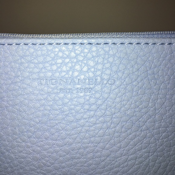 NWOT Tignanello Faux Leather Zippered Pouch - Picture 3 of 7